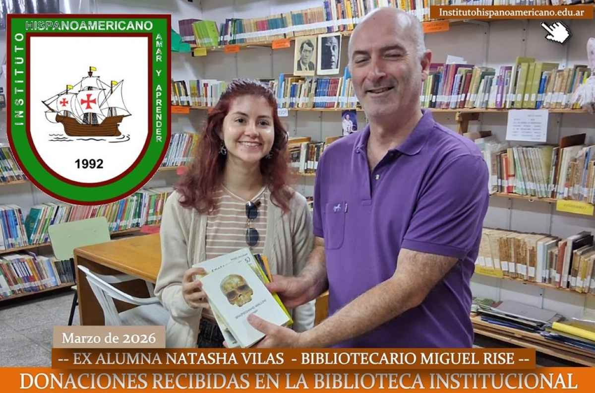 LA BIBLIOTECA INSTITUCIONAL RECIBIO DONACIONES